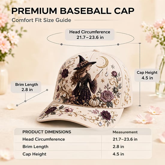 π₯Last Day 50% OFF β π§ββοΈβ¨3D Halloween Embroidery Cap