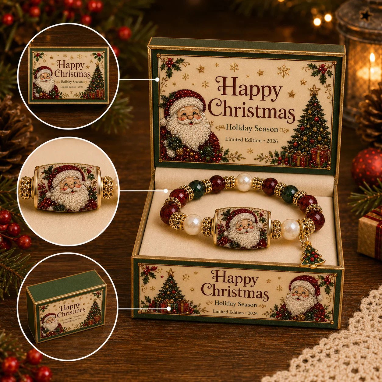 π₯ Last Day 50% OFF β π Christmas Magic Collection Bracelet β Limited Edition