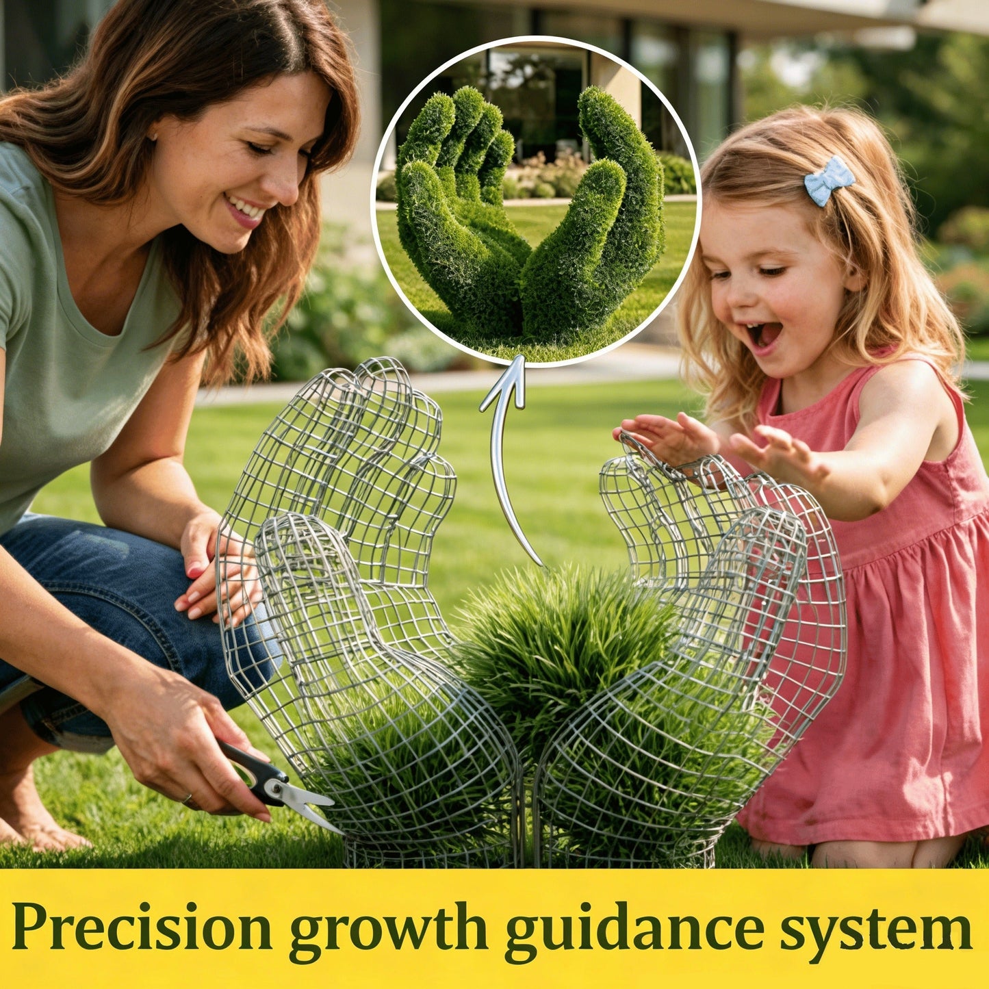 ๐๏ธ Artistic Hand-Shaped Gardening Trellis | Precision Growth Guidance System