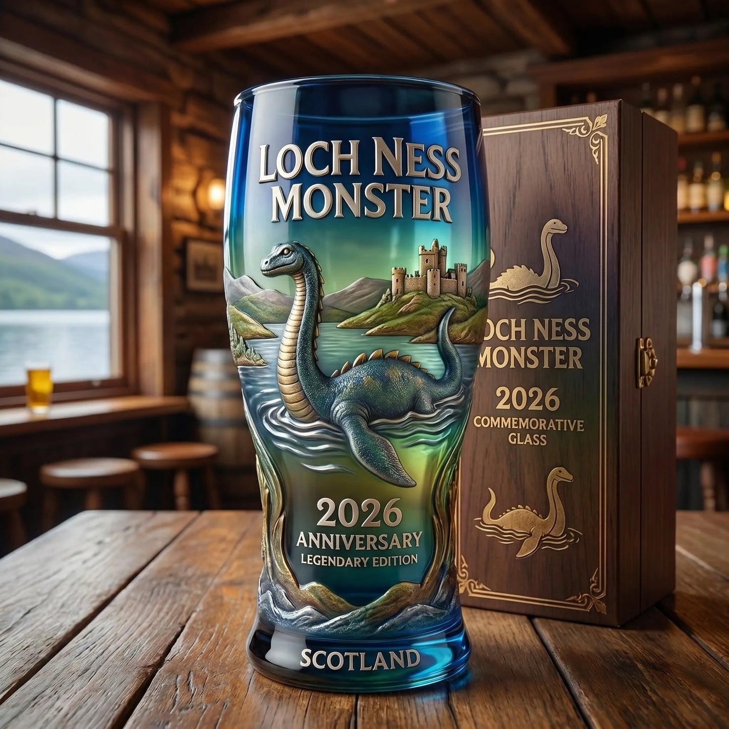 ππ From Myth to Masterpiece β Loch Ness Monster 2026 Collectors Pint Glass π΄β¨