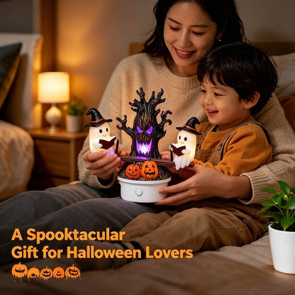 👻Animated Ghost Seesaw Halloween Plug-in Night Light💡