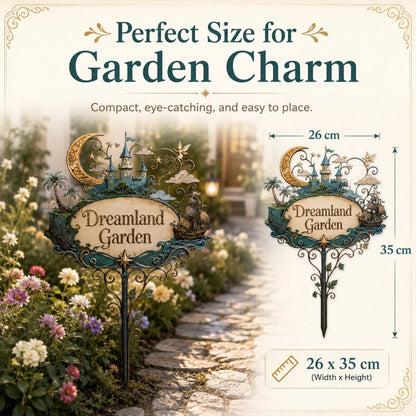 ✨Dreamland Garden Fairy Tale Metal Garden Stake
