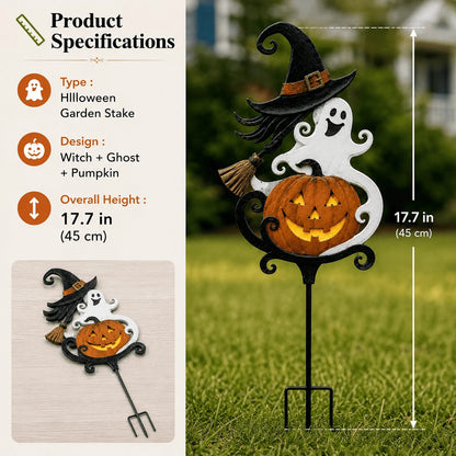 🔥Limited Time 50% OFF🎃Spooky Trio Halloween Garden Stake