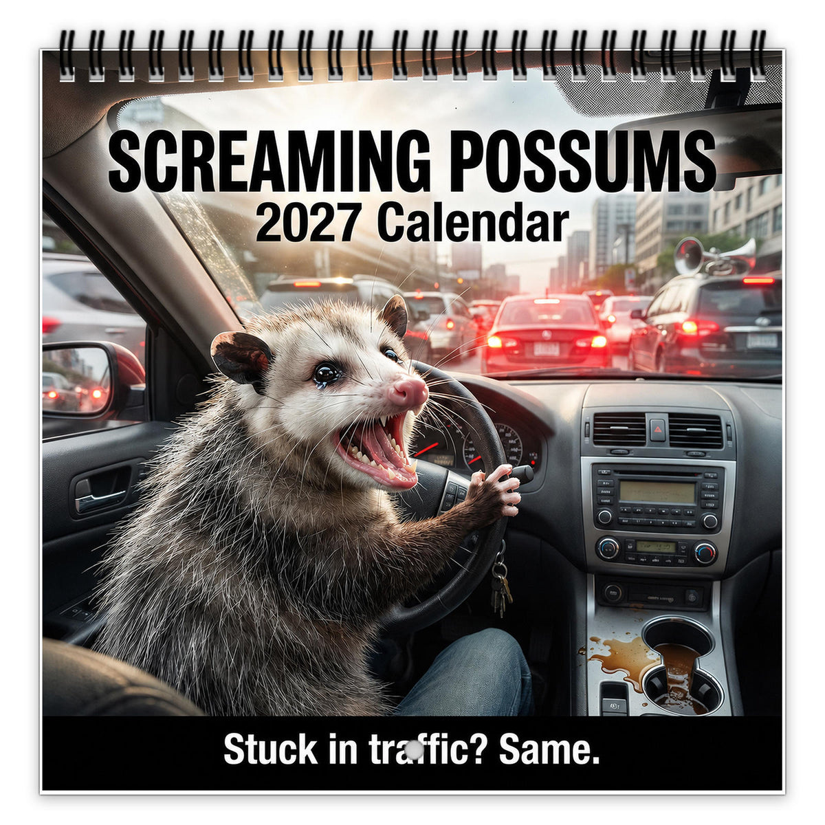 😂 Screaming Possums 2027 Calendar — 12 Months of Pure Chaos