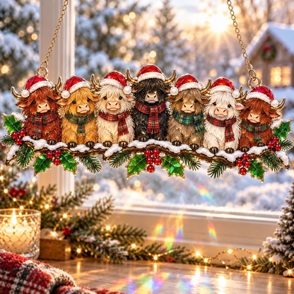 🎁LAST DAY 50% OFF –✨ Whimsical Winter Suncatchers(10 types) | Shatterproof "Stained-Glass" Acrylic Window Hangings 🎄