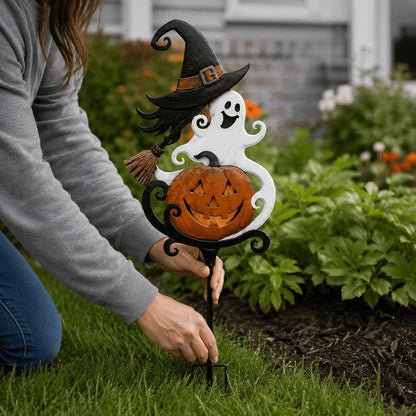 🔥Limited Time 50% OFF🎃Spooky Trio Halloween Garden Stake