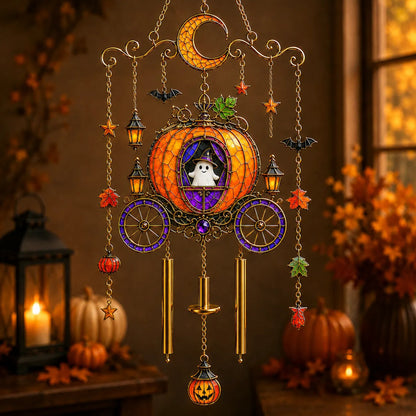 🔥Last Day 50% OFF 🎁Halloween Stained Glass Wind Chimes
