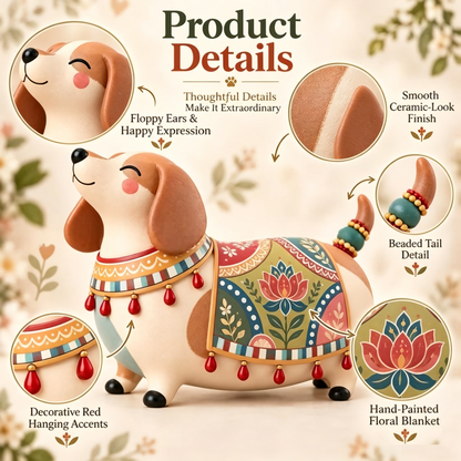 🐈Handmade Style Animal Figurine – Decorative Cat & Dog Home Ornament
