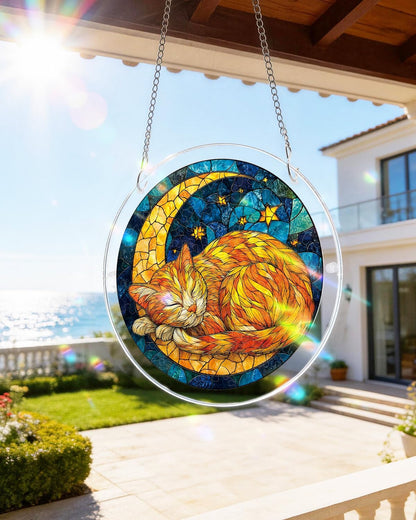 DIY Acrylic Animal Puzzle Suncatcher, Stained Glass Style Window Light Catcher