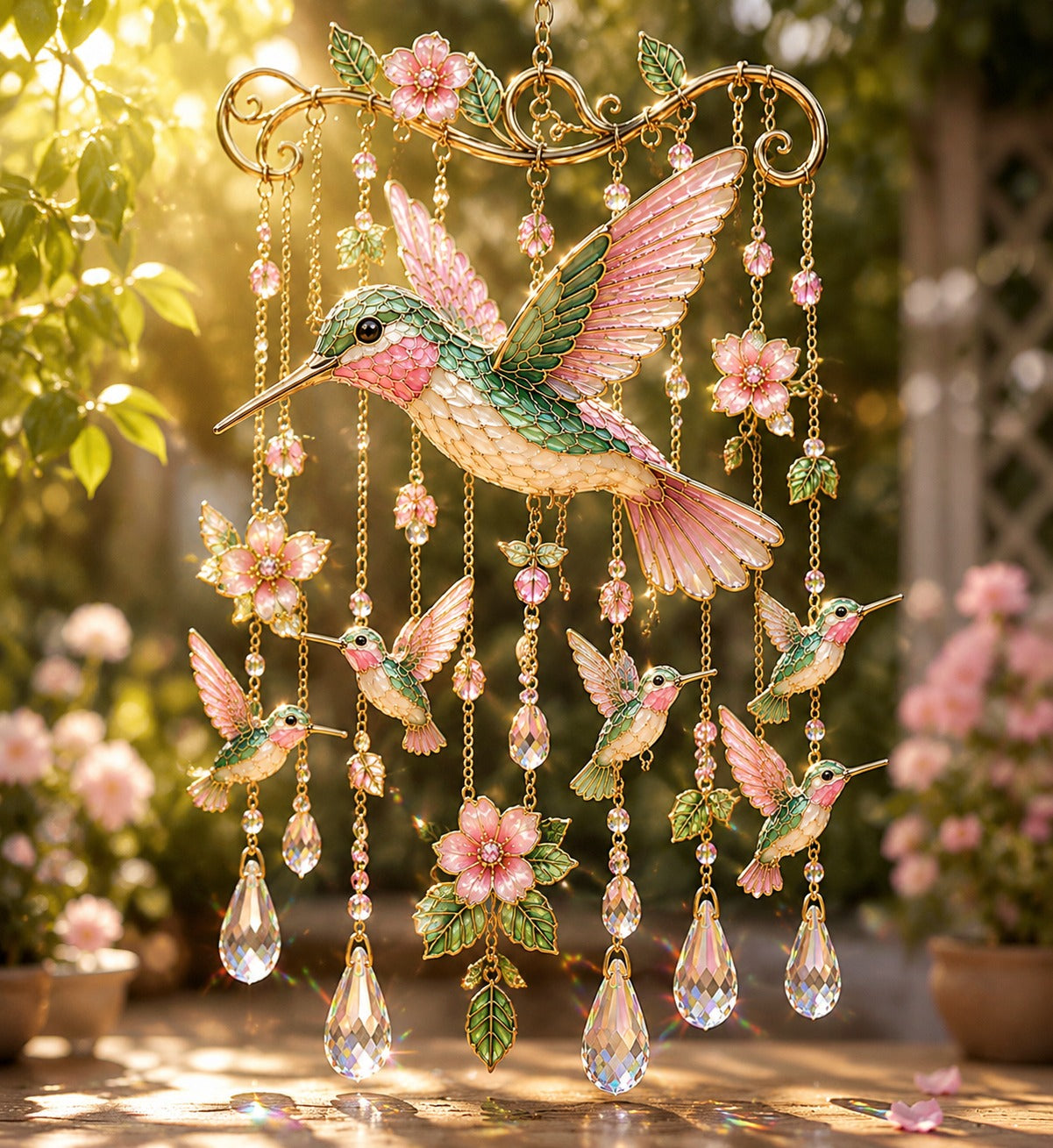 🐦🎐Last Day 50% OFF - 🐦🎐Graceful Hummingbird Wind Chime