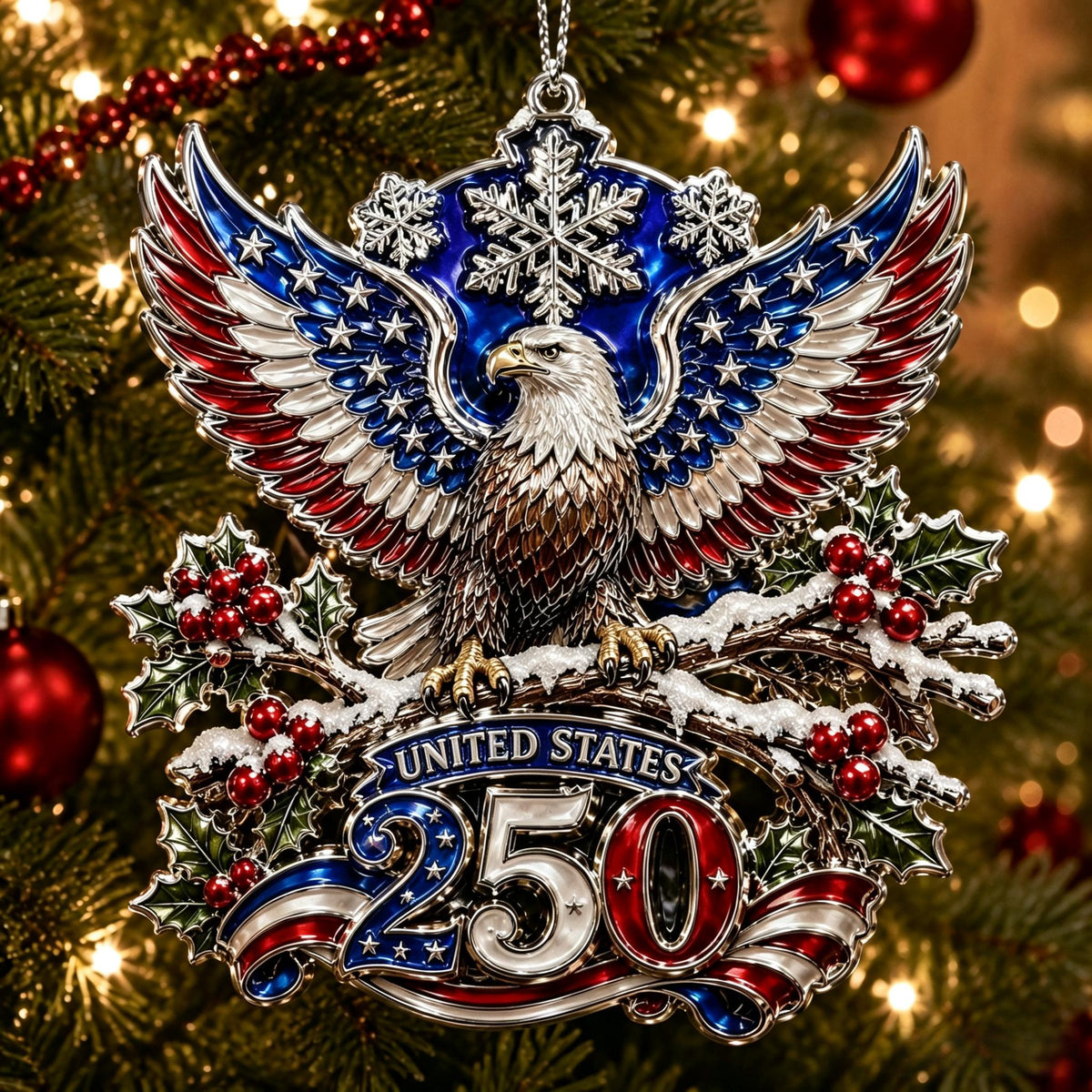 🔥LAST DAY 50% OFF ❄America 250™ Christmas Heritage Ornament