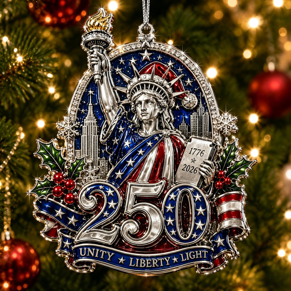 🔥LAST DAY 50% OFF ❄America 250™ Christmas Heritage Ornament