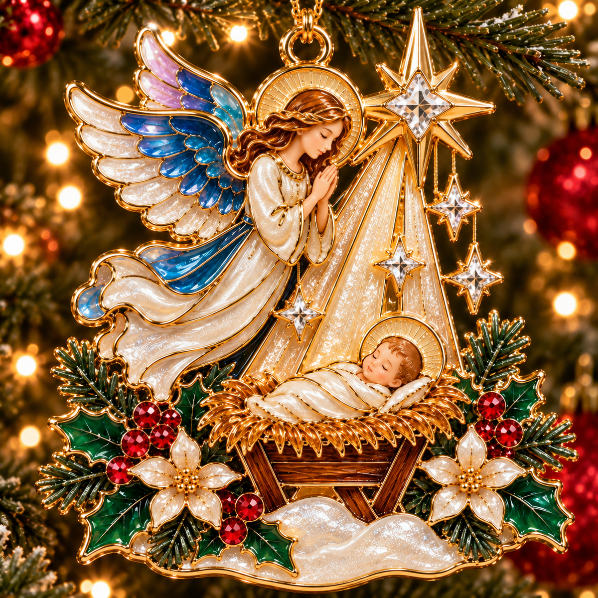 ✨ Nativity Christmas Ornament