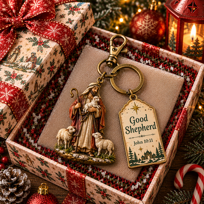 ✨ Christian Christmas Keychain Gift Set
