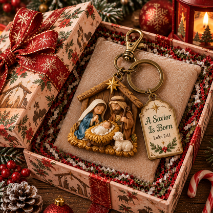 ✨ Christian Christmas Keychain Gift Set