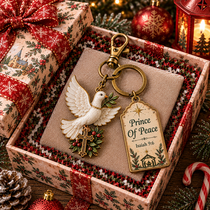 ✨ Christian Christmas Keychain Gift Set