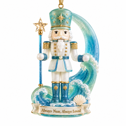 🌊 Coastal Nutcracker Christmas Ornament
