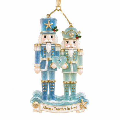 🌊 Coastal Nutcracker Christmas Ornament