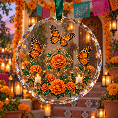 💀🌼 Día de los Muertos Keepsake Ornament