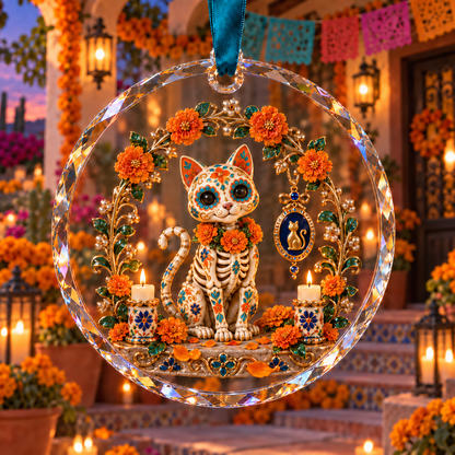 💀🌼 Día de los Muertos Keepsake Ornament