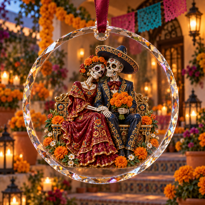 💀🌼 Día de los Muertos Keepsake Ornament