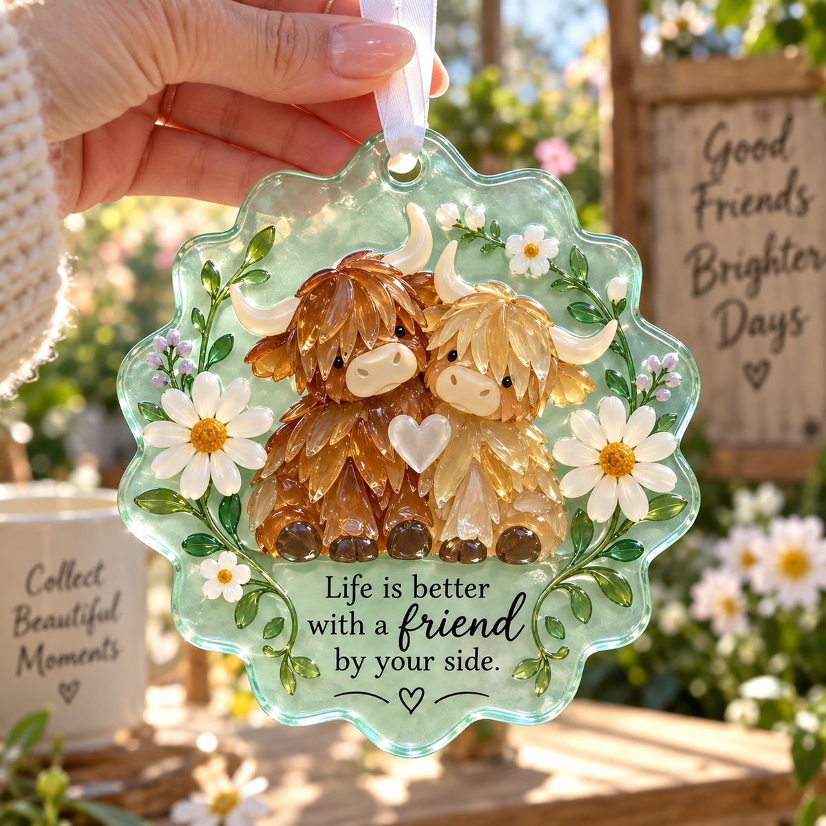 🌼 Friendship Keepsake Ornament — A Little Reminder of a Beautiful Friendship
