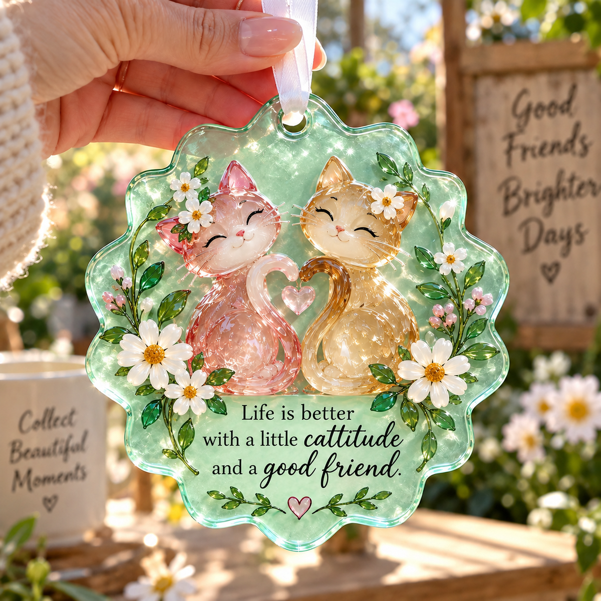 🌼 Friendship Keepsake Ornament — A Little Reminder of a Beautiful Friendship