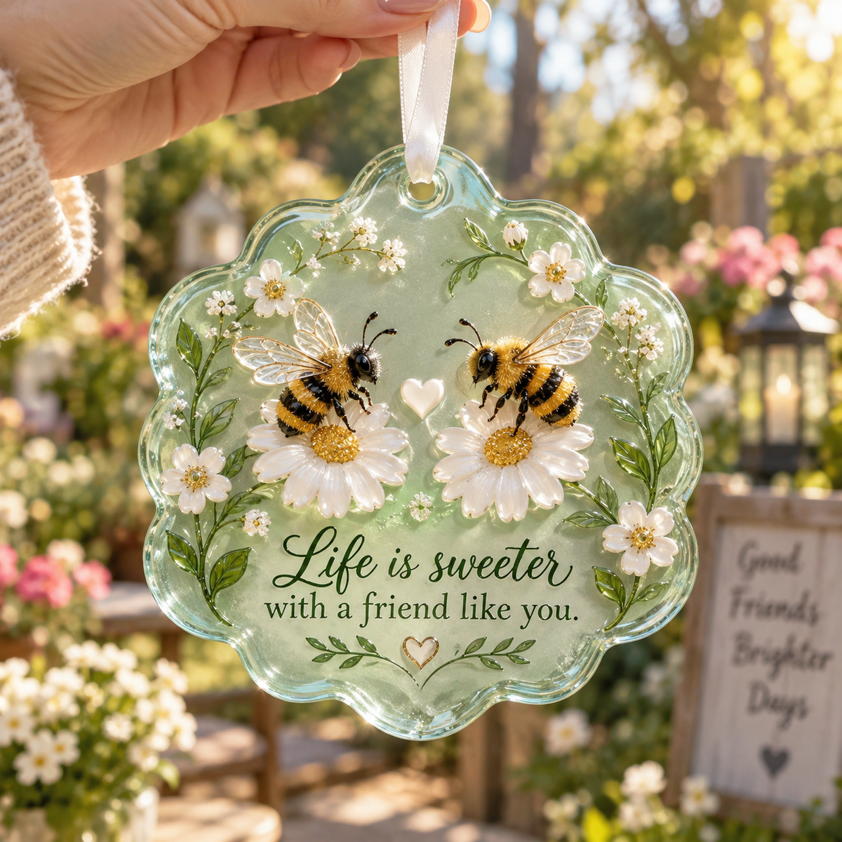 🌼 Friendship Keepsake Ornament — A Little Reminder of a Beautiful Friendship