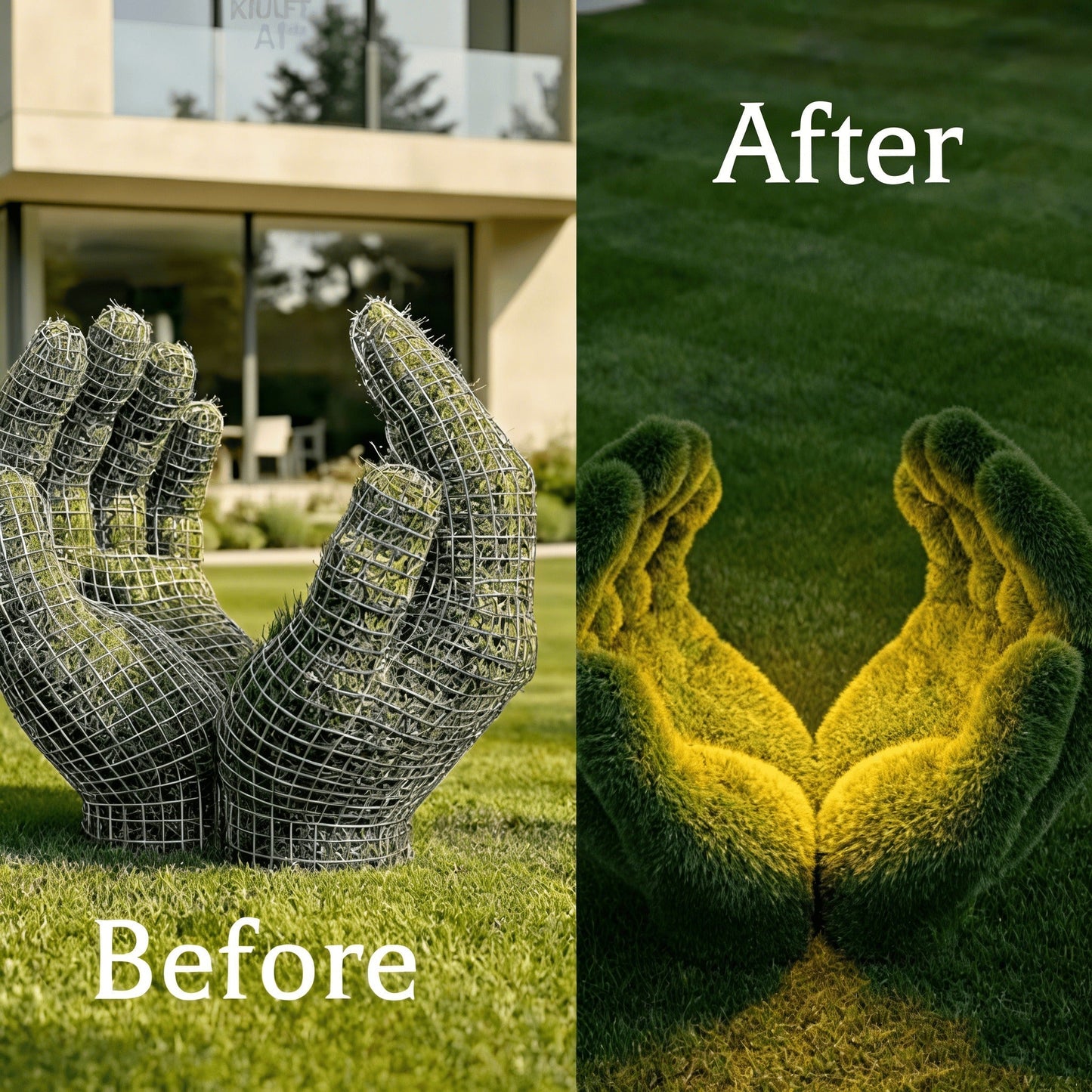 🖐️ Artistic Hand-Shaped Gardening Trellis | Precision Growth Guidance System