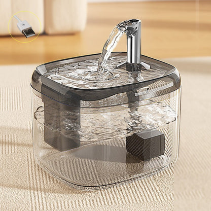 🔥Limited Time 50% OFF 1500ml（50.73oz） Silent USB Automatic Pet Water Fountain