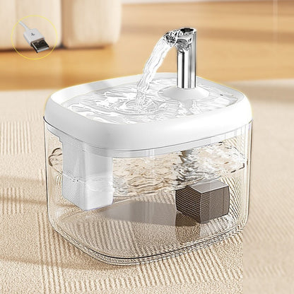 🔥Limited Time 50% OFF 1500ml（50.73oz） Silent USB Automatic Pet Water Fountain