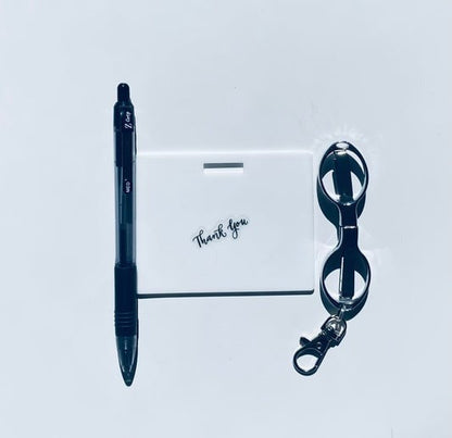 🩺Erasable Badge Note | Dual-Side Writable, Fade-Proof & No Blur (🖊Write. Wipe. Repeat.) 🎁Free Badge Clip Included📋