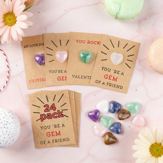 ✨24PCs Cards with Heart-Shape-Valentines Gifts for Kids✨