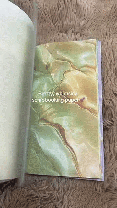 🎁Last Day 49% OFF-🌺160-sheet pearlescent scrapbook pape