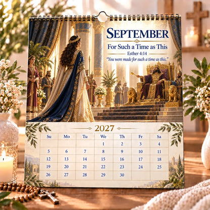 ✝️ 2027 Bible Verses for Strength Wall Calendar