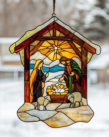 🎉Nativity Scene Suncatcher