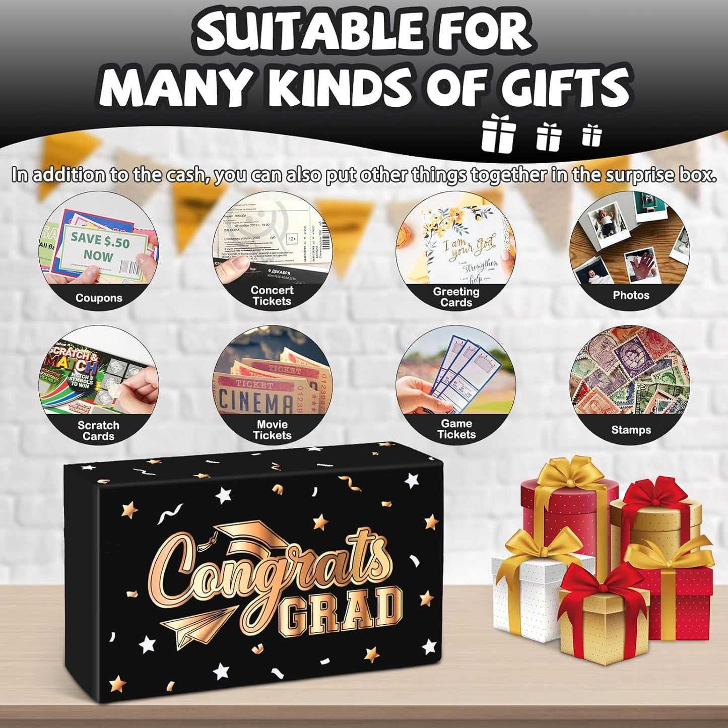 🔥Flash Sale🎁Graduation Explosion Gift Box, Viral Surprise Cash Box for 2026 Graduates (3 Colors)