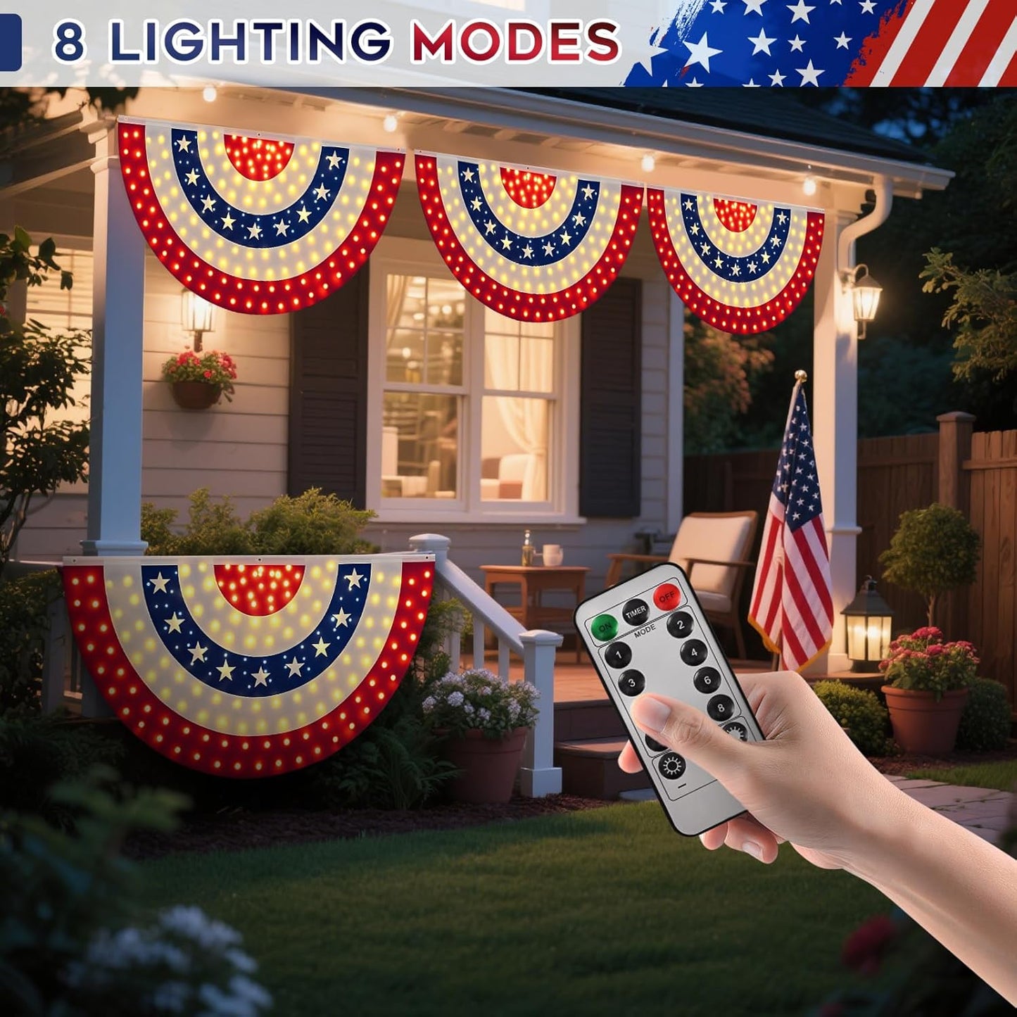 🔥Limited-time 60% off🎉250th Anniversary American Commemorative Flag with LED Lights