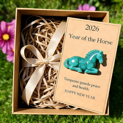 🍀🐴2026 Year of the Horse: Turquoise Guardian — Symbol of Health & Smooth Journeys