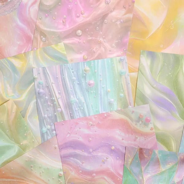 🎁Last Day 49% OFF-🌺160-sheet pearlescent scrapbook pape