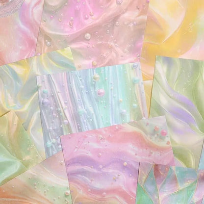 🎁Last Day 49% OFF-🌺160-sheet pearlescent scrapbook pape