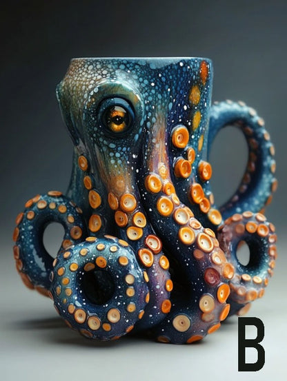Cthulhu-Inspired Pirate Mug