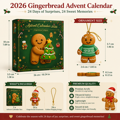🎄 2026 Gingerbread Advent Calendar