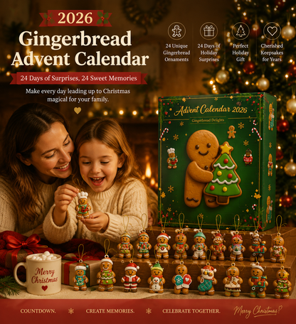 🎄 2026 Gingerbread Advent Calendar