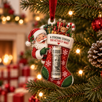 🎄 Christmas Cash Holder Ornament