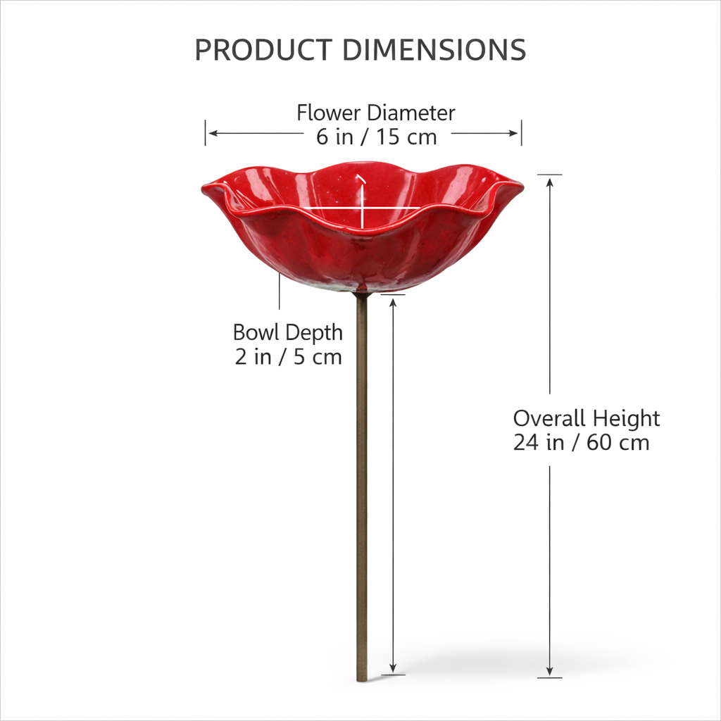 💖🎁2026 Mother's Day Gifts 50% Off--🐦🎁Handmade Metal Flower Garden Stake🐦