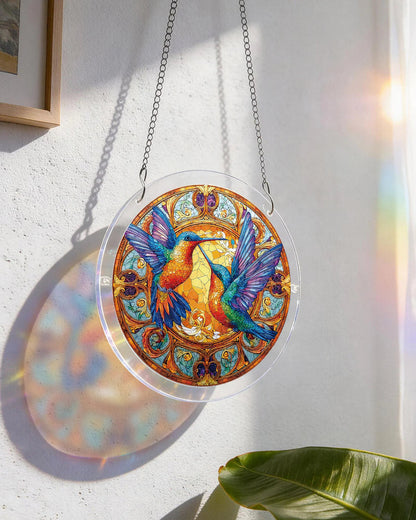 Acrylic Jigsaw Puzzle Suncatcher -Twin Wings of Radiance Light
