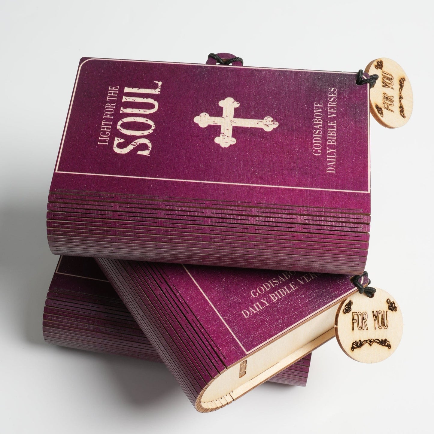 🔥🎁✝️Handmade Wooden Bible Verses Box - Daily Bible Verses (🎁 A Reminder of God's Words💖)