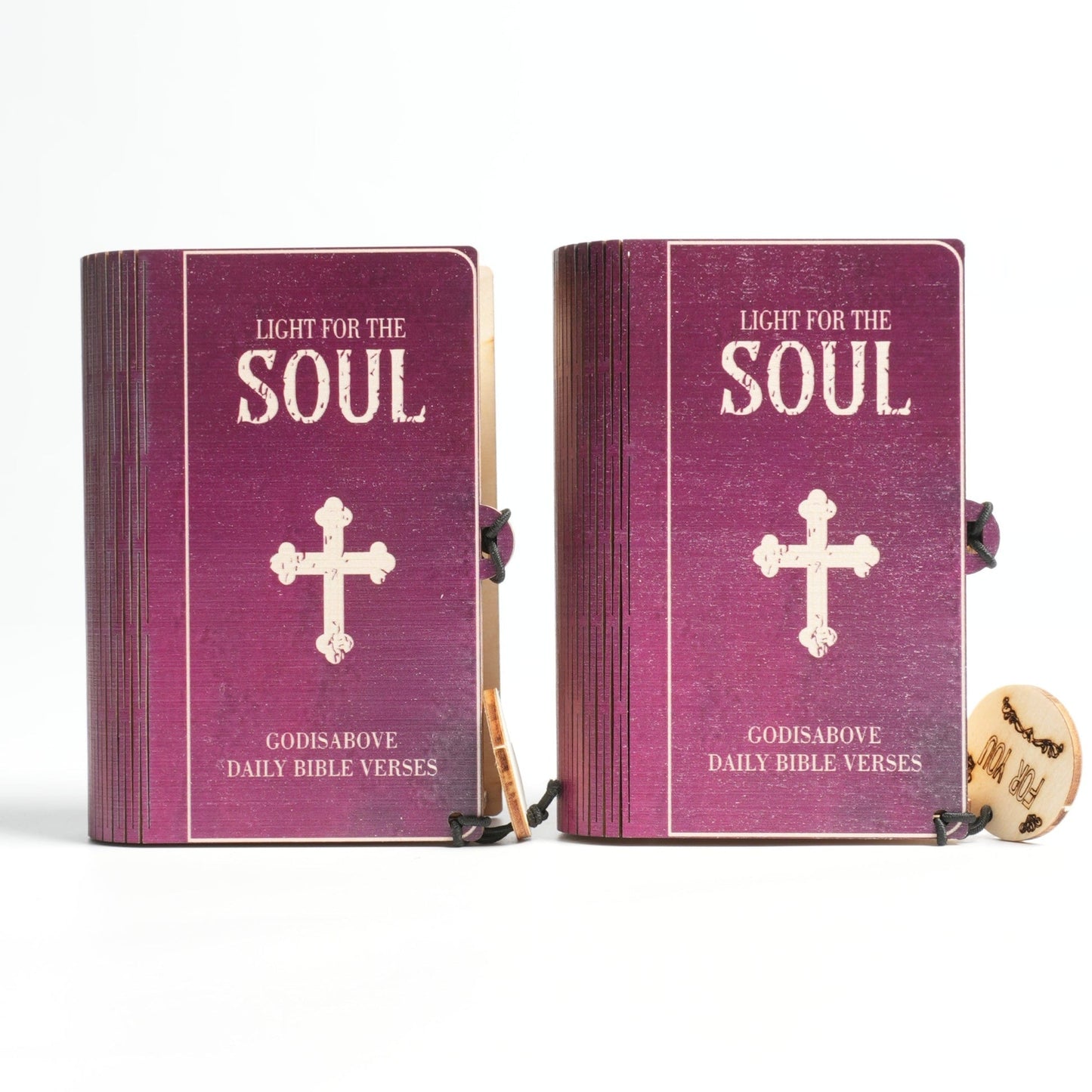🔥🎁✝️Handmade Wooden Bible Verses Box - Daily Bible Verses (🎁 A Reminder of God's Words💖)