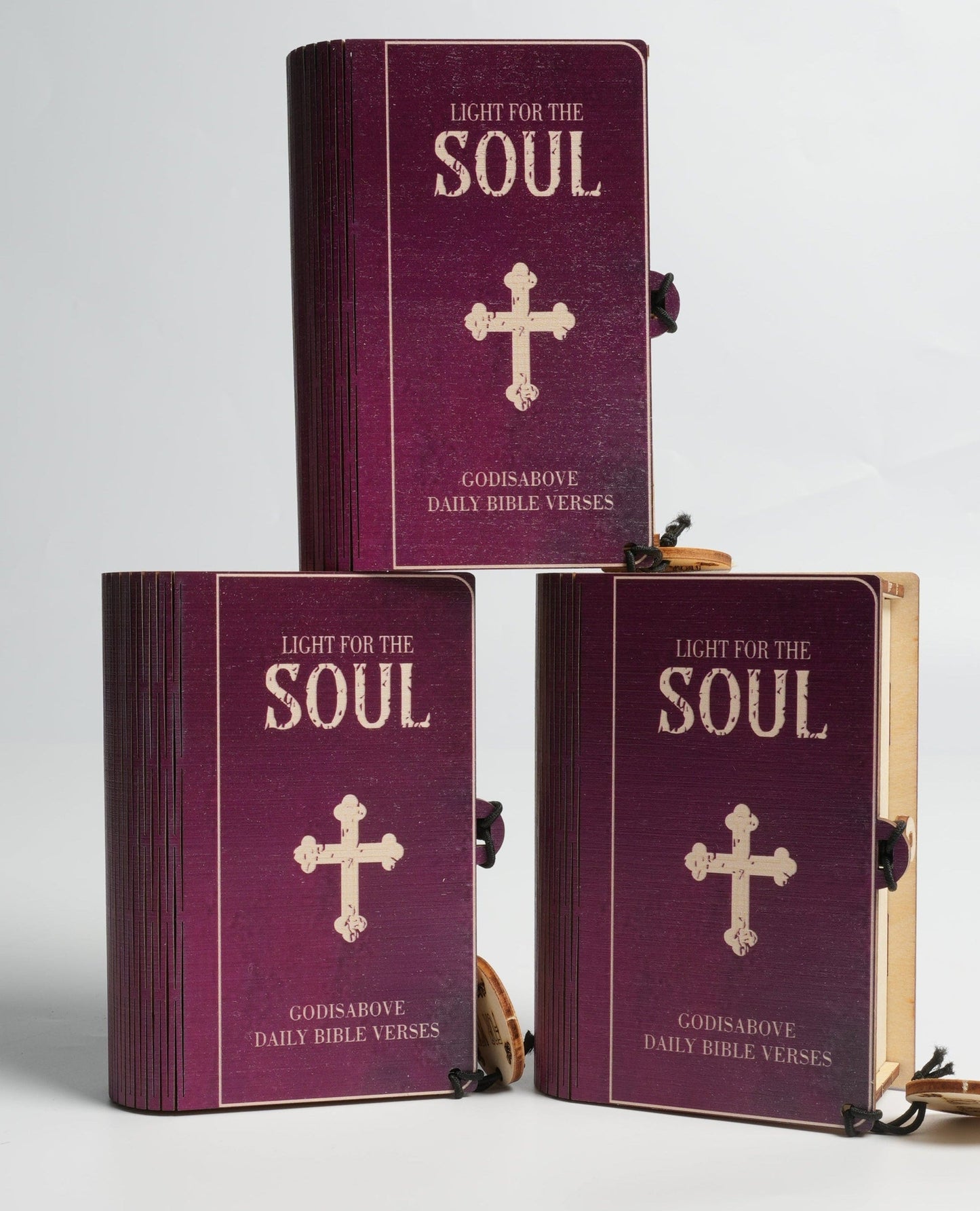 🔥🎁✝️Handmade Wooden Bible Verses Box - Daily Bible Verses (🎁 A Reminder of God's Words💖)